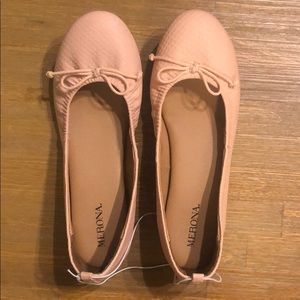 Pink flats from Target 6.5